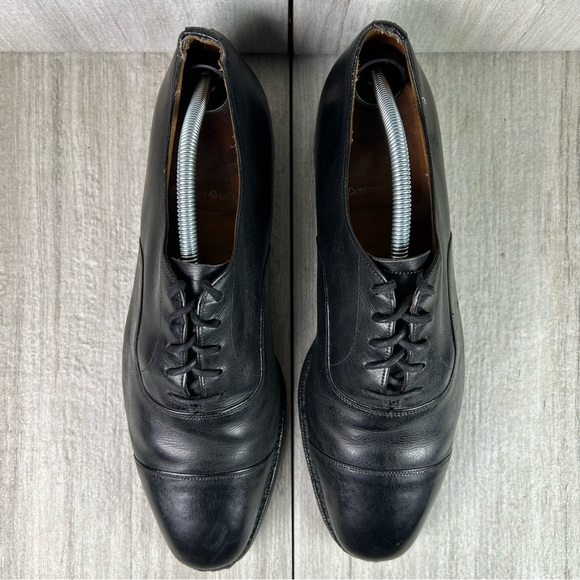 Church’s Last 73 Black Leather Oxford Dress Shoe Mens Size 10 D - Picture 6 of 13